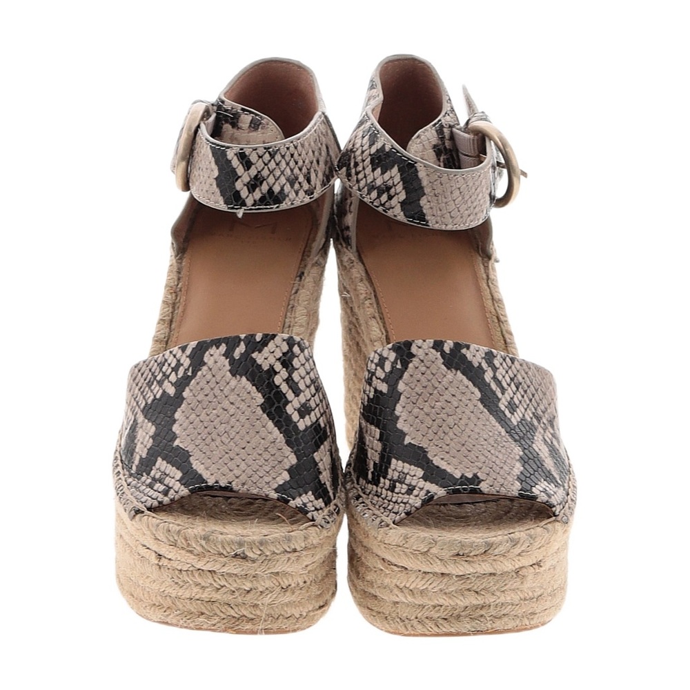 Marc Fisher Faux Snake Skin Women’s Wedge Espadrille Size 9